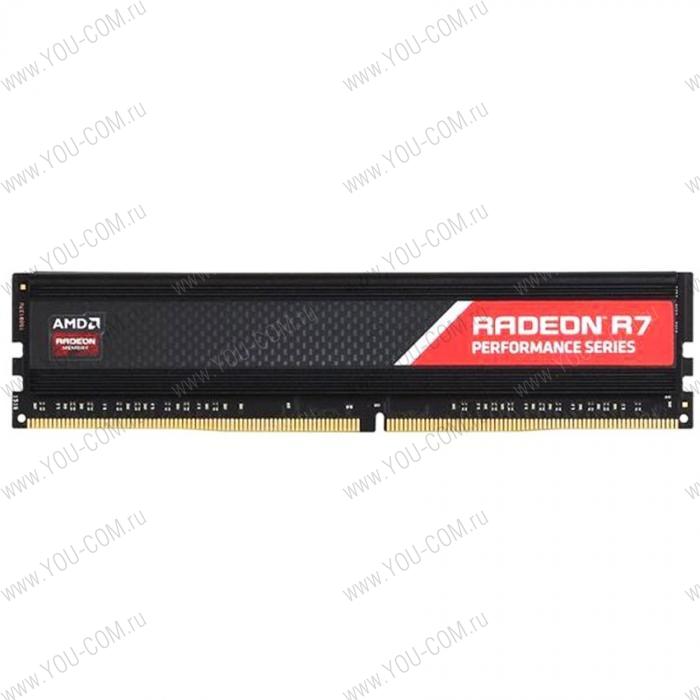 4GB AMD Radeon™ DDR4 2666 DIMM  Performance Series R744G2606U1S , Heat Shield, Black, Retail, (182934)