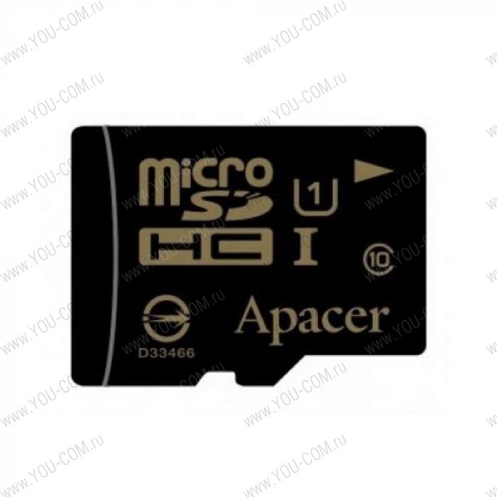 microSDHC 16GB Apacer Memory Card AP16GMCSH10U1-RA UHS-I U1 Class 10, RTL {50} (898821)