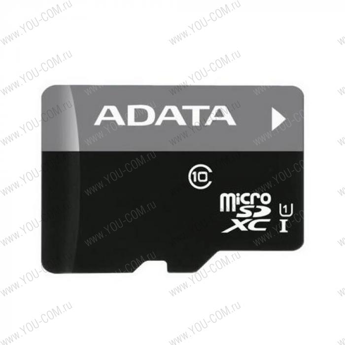 microSDHC 16GB ADATA Memory Card AUSDH16GUICL10-RA1 UHS-I Class 10, 50/10 MB/s, Adapter, Retail {200}, (794043)