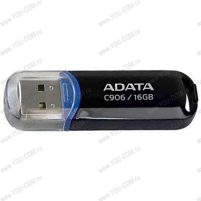 16GB ADATA C906 USB Flash [AC906-16G-RBK] USB 2.0, R20/W6, Black, Retail (608911) 