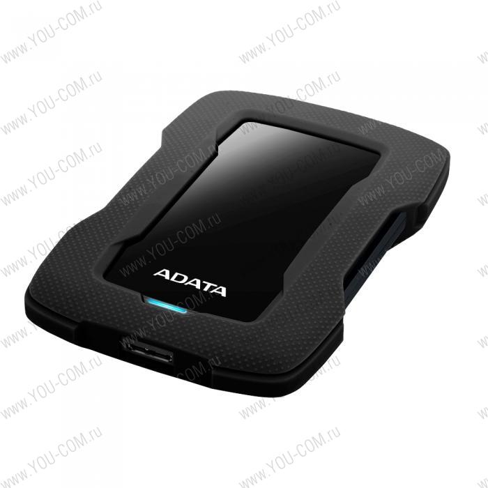 2.5" 1TB ADATA HD330 [AHD330-1TU31-CBK] USB 3.1, LED Indicator, Shock Sensor Protection, Win/Mac/Linux, Black, RTL {20}, (465467)