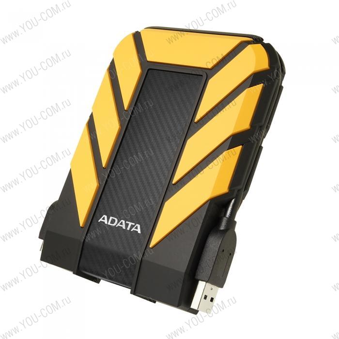 2.5" 1TB ADATA HD710 Pro [AHD710P-1TU31-CYL] USB 3.1, IP68, Shock Sensor, Yellow, Retail {20}, (460660)