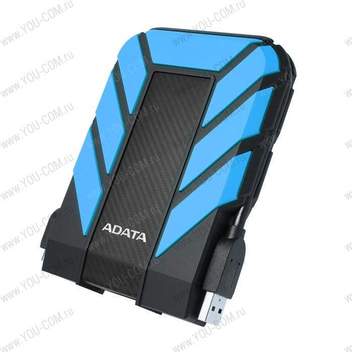 2.5" 2TB ADATA HD710 Pro [AHD710P-2TU31-CBL] USB 3.1, IP68, Shock Sensor, Blue, Retail  (460677) 