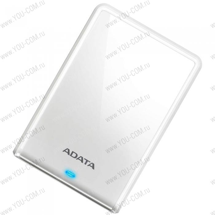 2.5" 2ТВ ADATA HV620 Slim [AHV620S-2TU31-CWH] USB 3.1, 5400rpm, 11.5mm, White, RTL (463081)