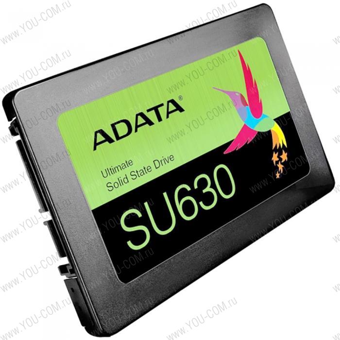 2.5" 480GB ADATA SU630SS Client SSD [ASU630SS-480GQ-R] SATA 6Gb/s, 520/450, IOPS 40/65K, MTBF 1.5M, 3D QLC, 100TBW, RTL (469182) 