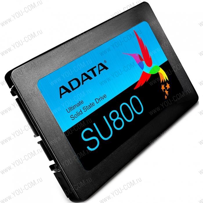 2.5" 1TB ADATA Ultimate SU800 Client SSD [ASU800SS-1TT-C] SATA 6Gb/s, 560/520, IOPS 80/80K, MTBF 2M, 3D V-NAND TLC, 1024MB, 800TBW, Adapter 2.5" (7mm to 9.5mm), Retail (967274) 