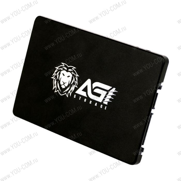 2.5" 240GB AGI AI138 Client SSD SATA 6Gb/s, 554/510, IOPS 34/76K, MTBF 1.6M, 3D TLC, 140TBW, 0,53DWPD, RTL{100} (610019)