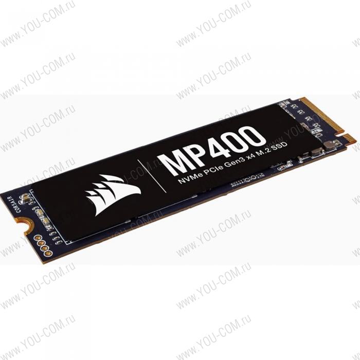 M.2 2280 1TB Corsair MP400 Client SSD CSSD-F1000GBMP400R2 PCIe Gen3x4 with NVMe, 3480/1880, IOPS 175/470K, MTBF 1.8M, 3D QLC, 200TBW, 0,11DWPD, Heatsink, RTL