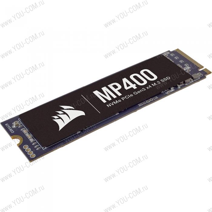 M.2 2280 2TB Corsair MP400 Client SSD CSSD-F2000GBMP400 PCIe Gen3x4 with NVMe, 3480/3000, IOPS 380/560K, MTBF 1.8M, 3D QLC, 400TBW, 0.11DWPD, Heatsink, RTL