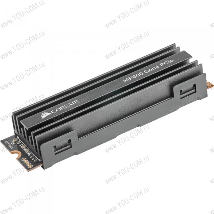 M.2 2280 2TB Corsair MP600 Client SSD CSSD-F2000GBMP600 PCIe Gen4x4 with NVMe, 4950/4250, IOPS 680/600K, MTBF 1.7M, 3D TLC, 3600TBW, Heatsink, RTL {10} (614524)