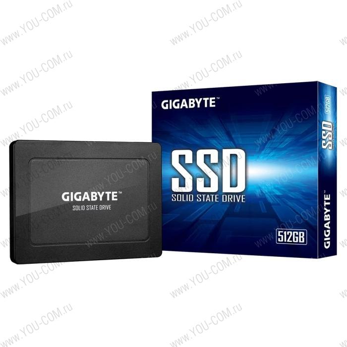 2.5" 512GB Gigabyte Client SSD GP-GSTFS31512GNTD-V SATA 6Gb/s, 550/500, IOPS 72/82K, MTBF 2M, 3D NAND, 200TBW, 0,36DWPD, RTL (822491)