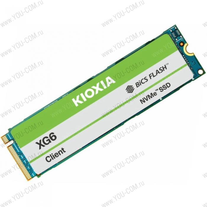 M.2 2280 512GB KIOXIA (Toshiba) XG6 Client SSD KXG60ZNV512G PCIe Gen3x4 with NVMe, 3100/2800, MTBF 1.5M, 3D TLC, Bulk