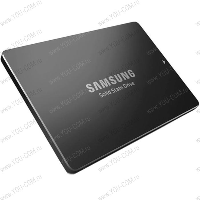 Твердотельный накопитель Samsung Enterprise SSD, 2.5"(SFF/U.2), PM9A3, 7.680GB, NVMe/PCIE Gen4 x4, R6700/4000W Mb/s, IOPS(R4K) 1100K/200K, MTBF 2M, 1DWPD/5Y, OEM, ( analog MZQLB7T6HMLA-00007 )