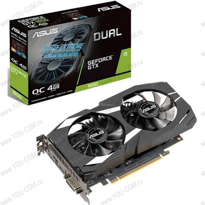 DUAL-GTX1650-O4G 4GB GDDR5 128bit DVI HDMI DP RTL {10} (295734)