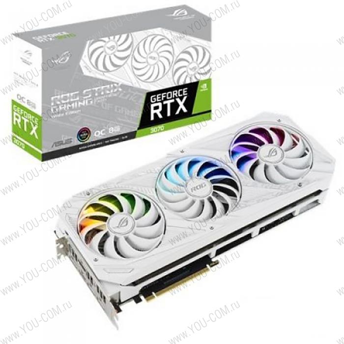 ROG-STRIX-RTX3070-O8G-WHITE-V2 8GB GDDR6 256bit 2xHDMI 3xDP LHR RTL {5} (320289)