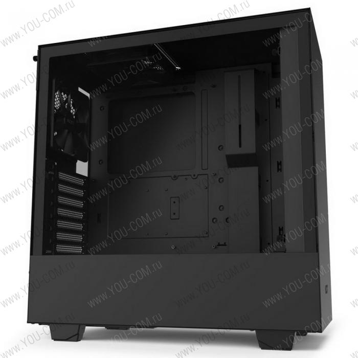 H511 CA-H511B-B1 Compact Mid Tower Black/Black Chassis with 2x 120mm Aer F Case Fans (695409)