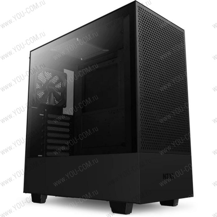 Корпус NZXT CA-H52FB-01 H Series H510 Version2 2021 Flow Edition ATX Compact Mid Tower Chassis Black Color - гарантия 1 год