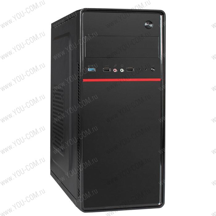 Корпус Miditower ExeGate AA-328U-450W-8 (ATX, AA450W с вент. 8см, 2*USB+1*USB3.0, аудио, черный)