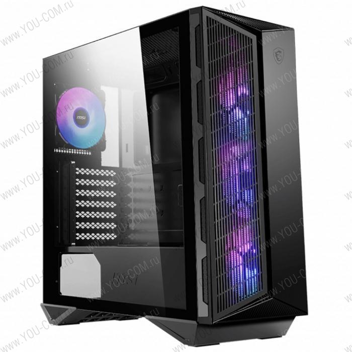 MPG GUNGNIR 111R Plastic front Bezel, 2XUSB 3.0, 1xType C,4X120mm ARGB Fan, Tempered Glass Window, Brown Box (813284)