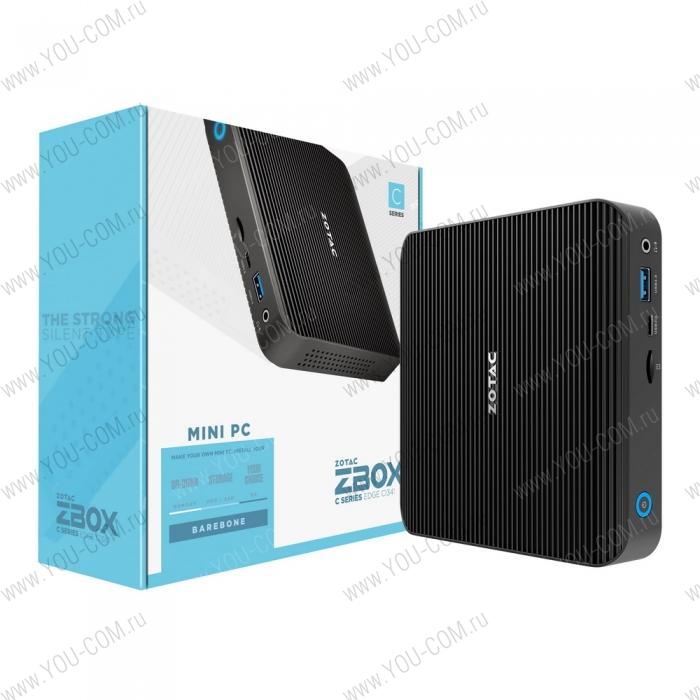 ZBOX-CI341 ZBOX CI341 NANO, Barebone, FANLESS, Intel N4100, 2X DDR4-2400, M.2 SATA SSD SLOT, DUAL GLAN, WIFI, BT, DP/HDMI, EU+UK PLUG RTL {5} (621543)