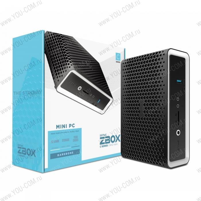 ZBOX-CI642NANO-BE  ZBOX CI642 NANO, Barebone, FANLESS, Intel Core-i5-10210U, 2X DDR4 SODIMM, DUAL 2GLAN, WIFI, BT, 2.5" SATA III Bay, DP/HDMI, EU+UK PLUG RTL {5}