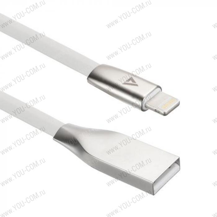 USB кабель ACD-Infinity Lightning ~ USB-A TPE, 1.2м, белый (ACD-U922-P5W)