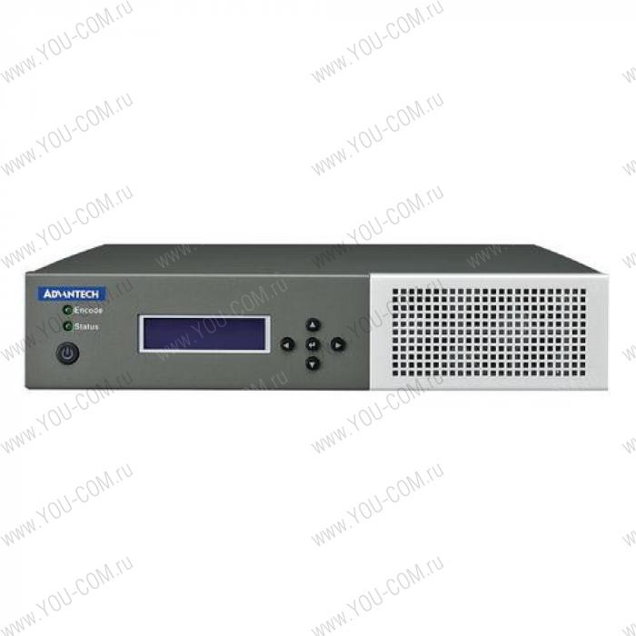 VEGA-6301E3-3EAE  Compact Video Appliance with real-time HEVC 4Kp60 encoding capabilities, w/o Video-over-IP features, SOM-5897C3-U7A1E, i3-6100E, 32GB mSATA, 8GB DDR3 RAM, AC/DC power adaptor Advantech