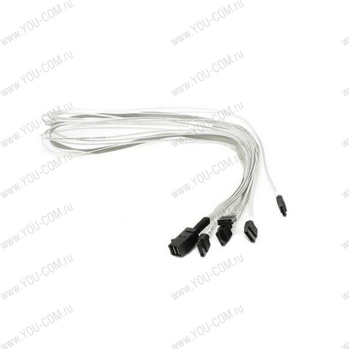 Кабель ACD-SFF8643-SATASB-03M INT SFF8643-to-4*SATA+SB ( HDmSAS -to- 4*SATA+SideBand internal cable) 30cm (6705050-30)