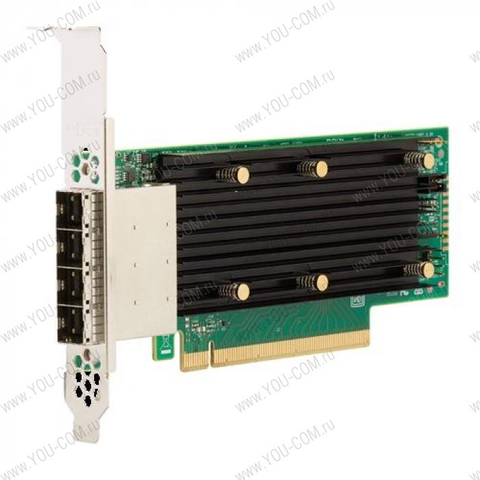 SAS 9405W-16e SGL (05-50044-00) PCIe 3.1 x16 LP, Tri-Mode SAS/SATA/NVMe 12G HBA, 16port(4*ext SFF8644), 3616W IOC {5}