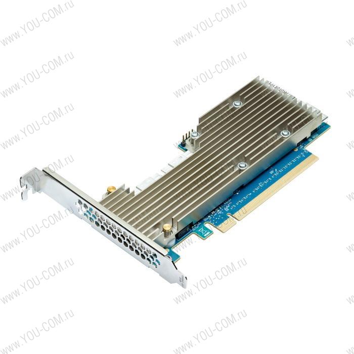 LSI P411W-32P (05-50054-00)  NVMe  HBA Adapter,  PCIe 4.0  x16 LP,  32port ( 4* int SFF8654), PEX88048, 