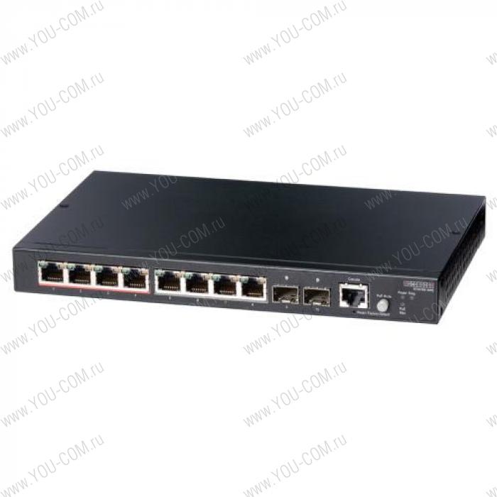 ECS2100-10PE Edge-corE 8 ports 10/100/1000Base-T + 2G SFP uplink ports with 4 port PoE (65W) L2 Gigabit Ethernet Switch - Pro Smart  {5}