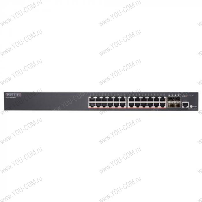 ECS2100-28PP Edge-corE 24 ports 10/100/1000Base-T + 4G SFP uplink ports with 24 port PoE (384W) (ext up to 720W) L2 Gigabit Ethernet Switch - Pro Smart  {4}