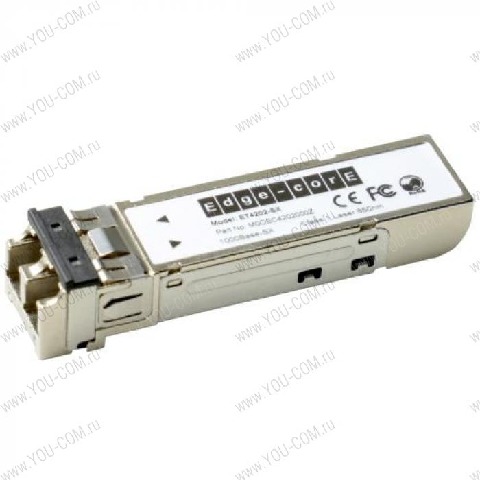 1000BASE-SX Multi mode SFP transceiver, up to 550m (850nm) Edge-corE ET4202-SX