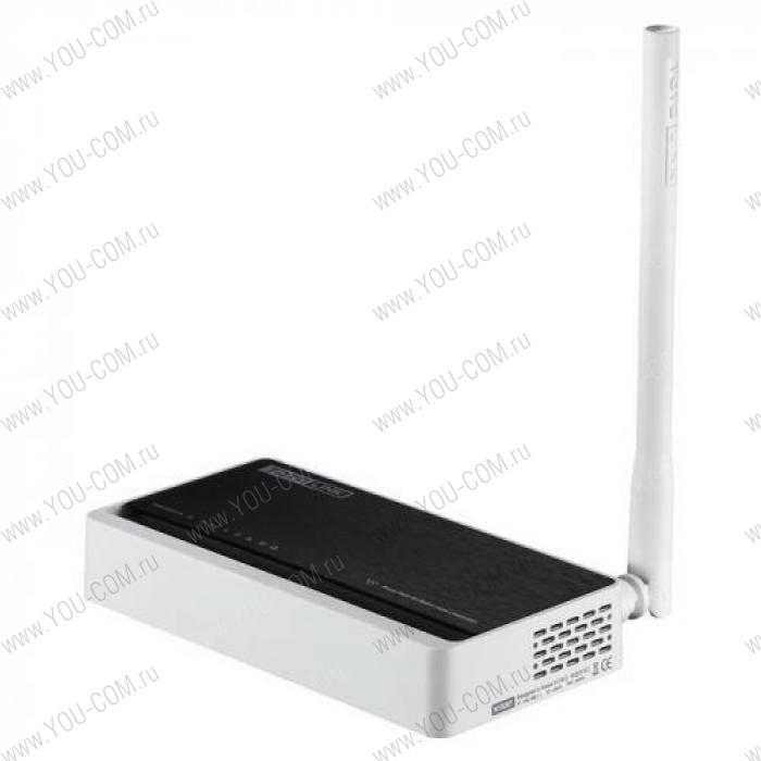 N150RT TOTOLINK 150Mbps Wireless N Router 5*FE Ports(1*WAN + 4*LAN), 1* WPS/RST button, 1*Power ON/OFF button, 1*5 dBi fixed  antenas, PSU 9V/0.5A, VLAN, SSH server, QoS, Repeater, DDNS,Russia PPPOE, Dual Access WPS,WDS,WiFi schedule, Multiple SSID {20}