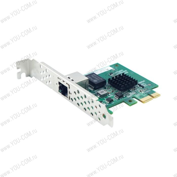 LRES2034PT PCIe x1 1*RJ45 NIC Card   (303523)