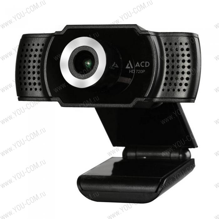 WEB Камера ACD-Vision UC400 CMOS 1.3МПикс, 1280x720p, 30к/с, микрофон встр., кабель USB 2.0 1.5м, шторка объектива, универс. крепление, черный корп. (551769)