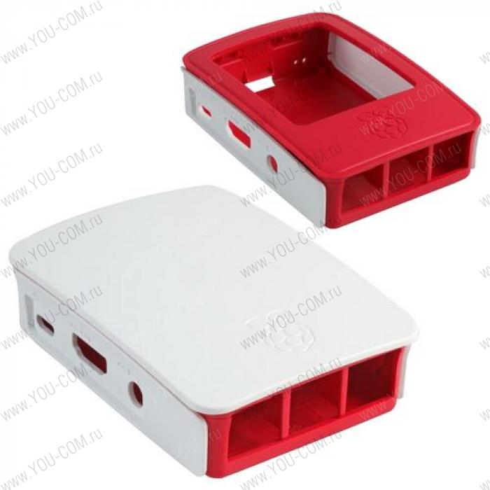 RA129   Корпус ACD Red+White ABS Plastic case for Raspberry Pi 3 B/B+ (аналог арт.54201)(RASP1952) RA129   Корпус ACD Red+White ABS Plastic case for Raspberry Pi 3 B/B+ (494156)