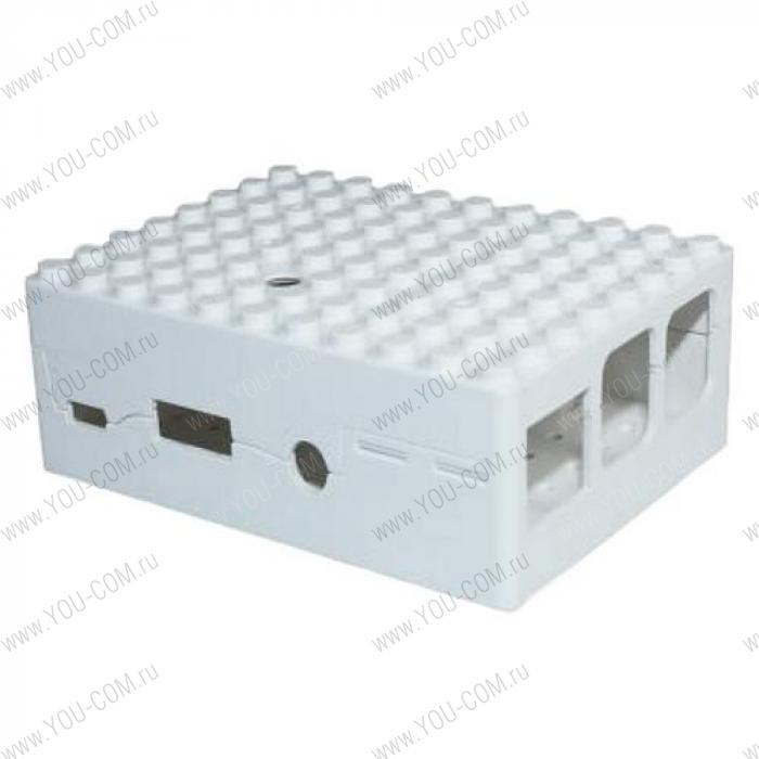 RA181   Корпус ACD White ABS Plastic Building Block case for Raspberry Pi 3 B/B+ (CBPIBLOX-WHT) (494279)