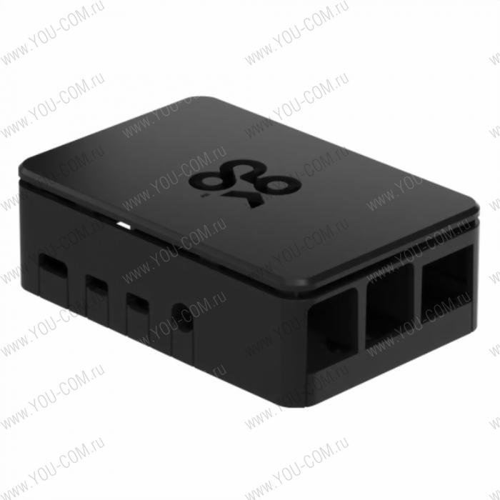 Raspberry Pi 4 Model B Official Case Okdo Standard Series, Black, Retail, для Raspberry Pi 4 Model B  (187-3797/187-3798)(ASM-1900133-21) RTL {96} (815058)