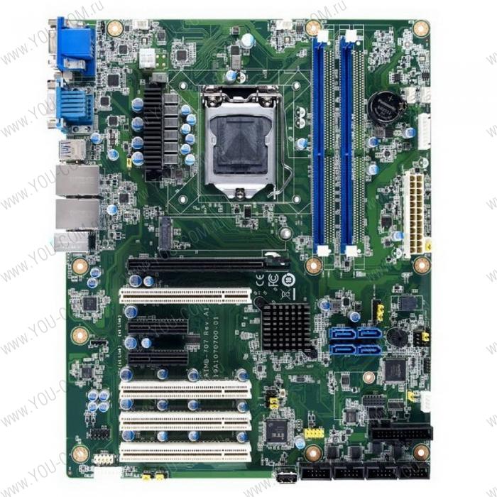 AIMB-707G2-00A1 Advantech ATX, Socket LGA1200 10th Generation Intel® Core™ i9/i7/i5/i3 & Pentium®/Celeron®, 2xDDR4 (Non-ECC), VGA/DVI, 1xPCIe x16, 2xPCIe x4, 4xPCI, 4xSATAIII,  2xGbE LAN, 6xCOM, 10xUSB, 1xM.2 Advantech