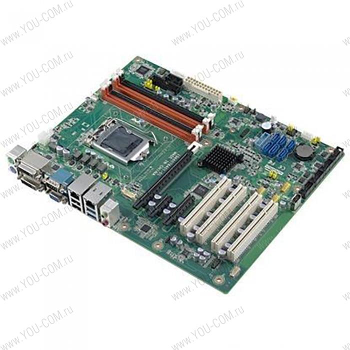 AIMB-784G2-00A1E, Socket LGA1150 для Intel Core i7/i5/i3/Pentium, 4xDDR3 DIMM, VGA/2xDVI-D, 1xPCIe x16, 1xPCIe x4, 1xPCIe x1, 4xPCI, 6xSATAIII  RAID 0,1,5,10,  2xGbE LAN, 6xCOM, 13xUSB, 2xPS/2 {5} Advantech