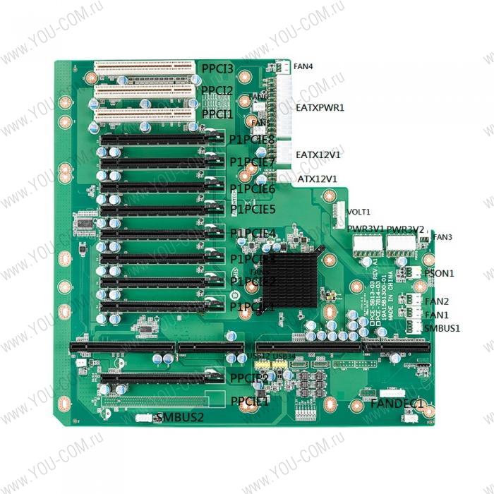 PCE-5B13-03A1E    Advantech Объединительная плата PICMG 1.3, 13 слотов, 1xPICMG 1.3, 3xPCI, 1xPCI Express x16, 8xPCI Express x4, до 12В