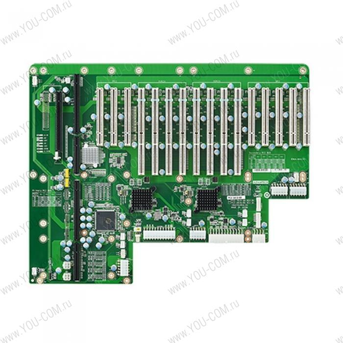 PCE-5B18-88B1E Advantech Объединительная плата PICMG 1.3, 18 слотов, 1xPICMG 1.3, 8xPCI, 1xPCIe x16, 8xPCI-X {6}