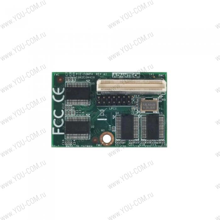 PCA-COM232-00A1E    Плата ввода-вывода  4 Ports RS-232 Module for CPU card, A101-1,RoHS Advantech