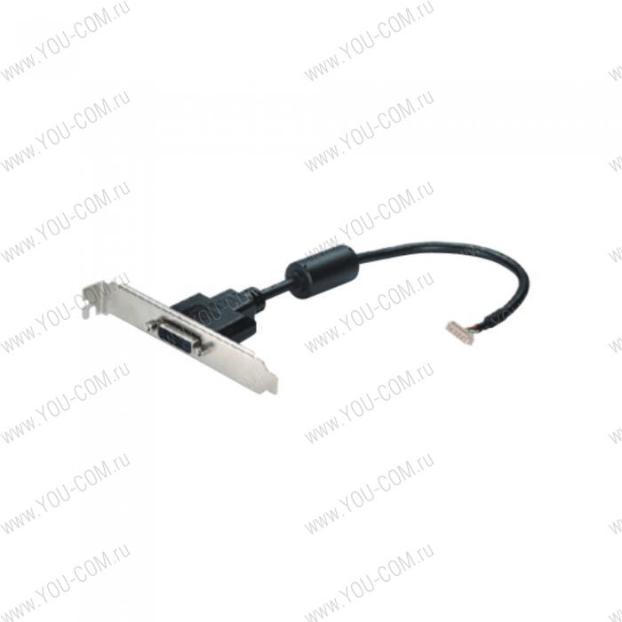 1700008822-11    DVI to DVI port cable, DVI 19P(F)/2*10P-1.25 30CM W/BKT Advantech