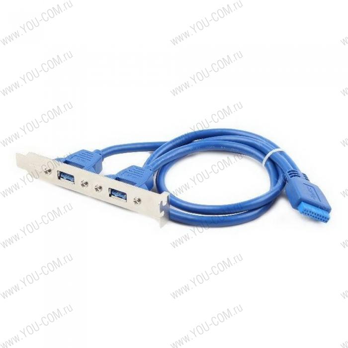 1700020277-01     Dual port USB 3.0 Cable with bracket Advantech