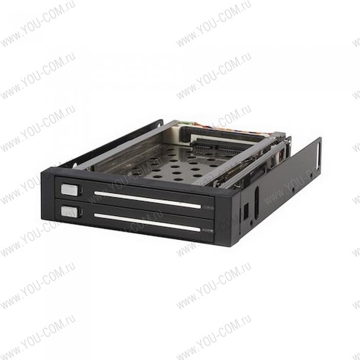 98R1310010E Advantech ADVANTECH Корзина (Hot-swap) 2x2.5" HDD SATA MOBILE RACK DUAL 2.5 SATA HDD