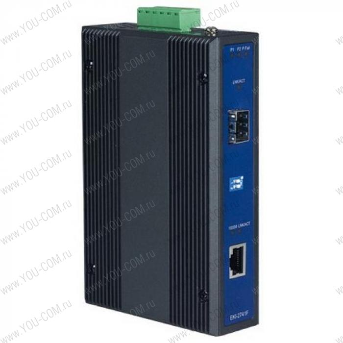 EKI-2741FI-BE   10/100/1000T (X) to SFP Gigabit Industrial Media Converter Advantech