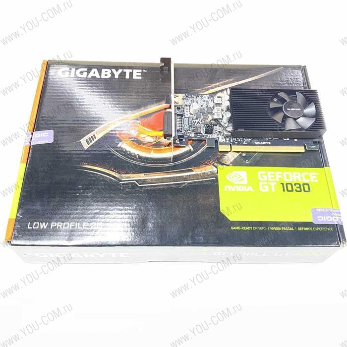 GT1030 Low Profile 2GB GDDR5 64bit DVI HDMI RTL  (301590) (следы эксплуатации)