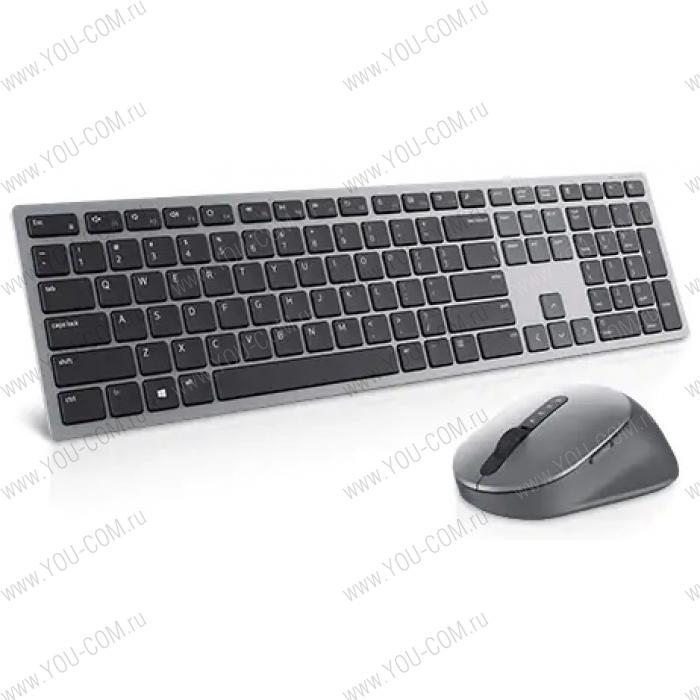 Беспроводная клавиатура и мышь Dell Keyboard+mouse KM7321W Premier; Wireless, для нескольких устройств